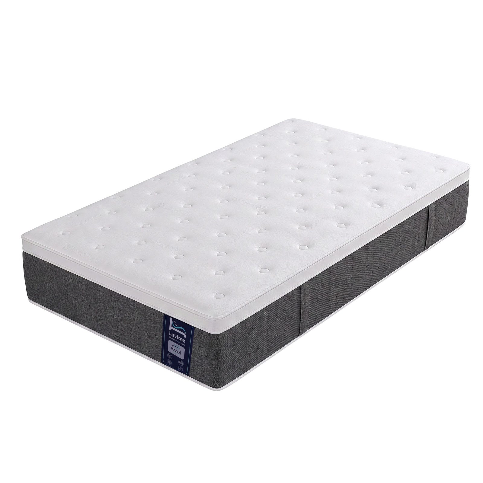 Levitex Single Mattress Lumbar Support 5-Zone Individual Pocket Spring 30CM