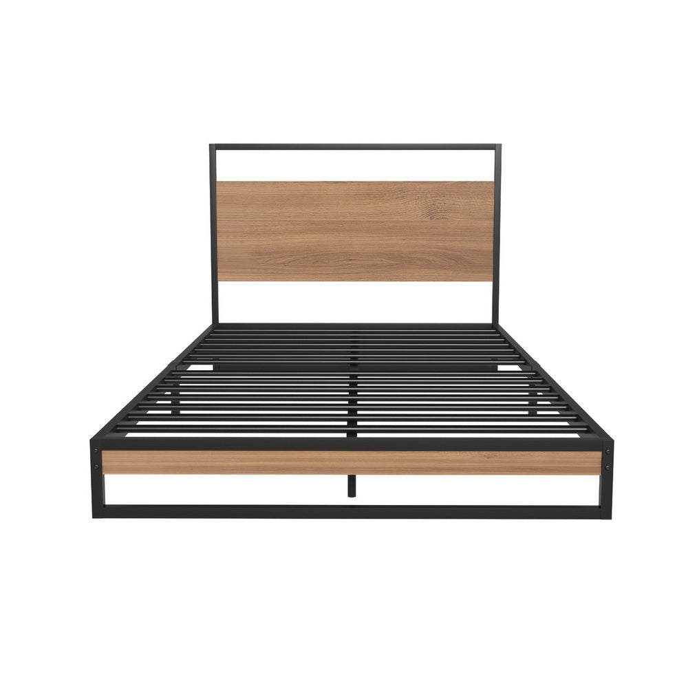 Artiss Metal Bed Frame King Single Size Beds Platform with Mattress