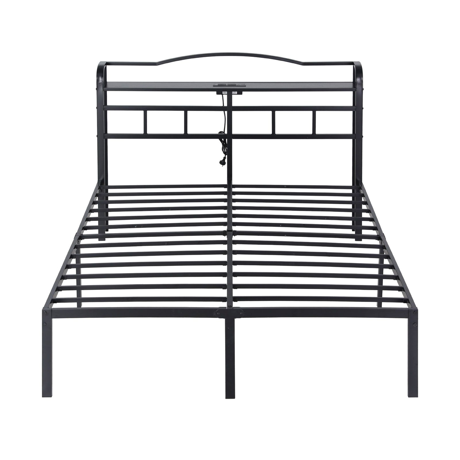 Artiss Bed Frame Queen Size with Charging Station WAVE