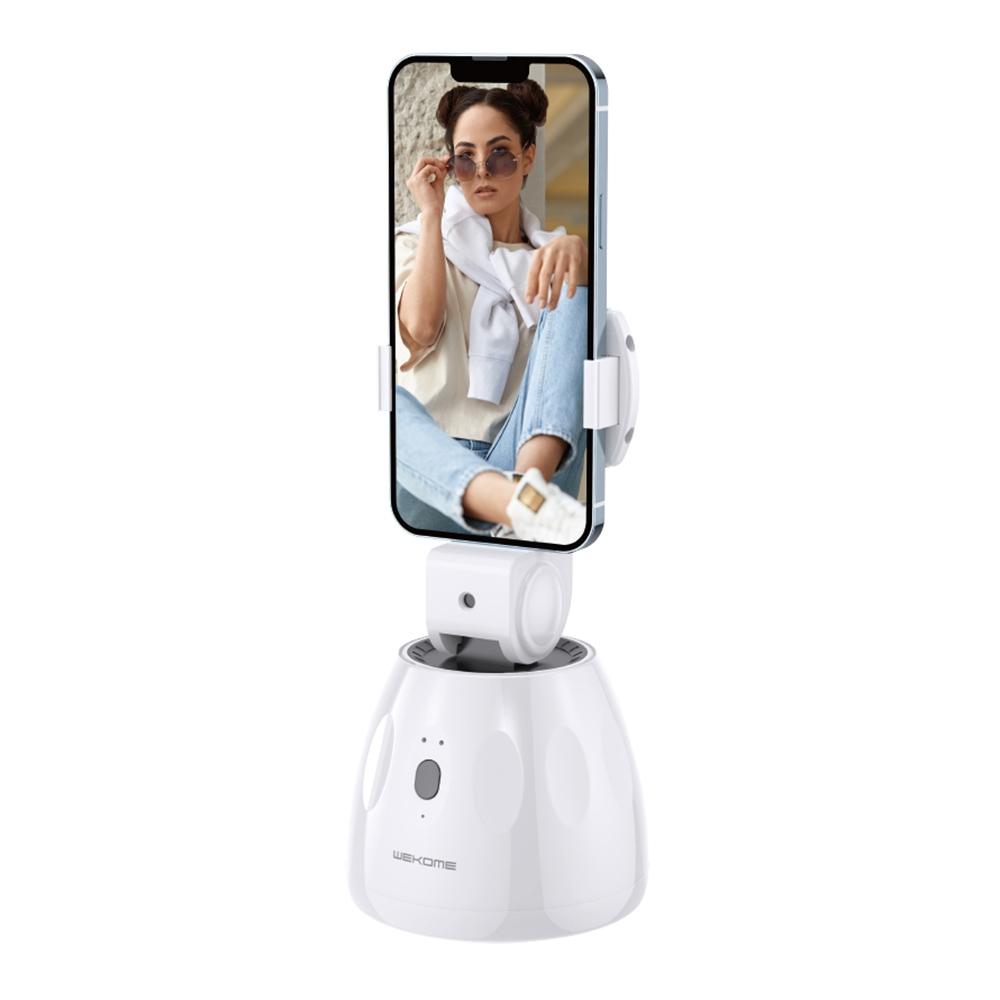Smart Face Tracking Stabilizer 360-Degree Gimbal - White-1915196631456813056