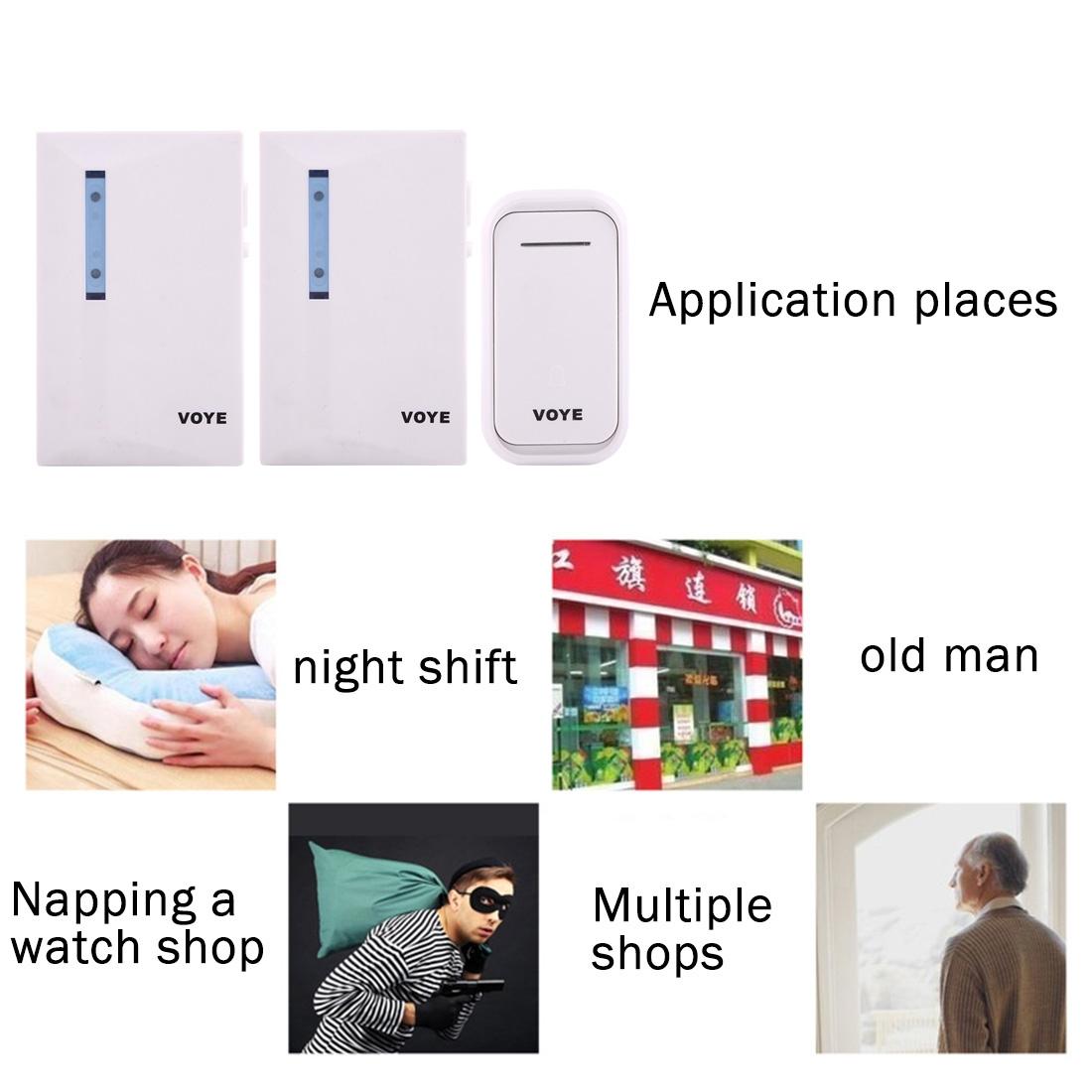 120M Range Smart Wireless Doorbell With Dual Receiver-1915198059025928196