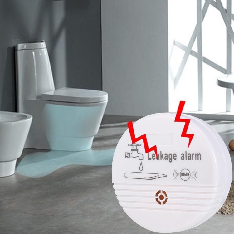 Home Water Leak Detector Alarm - 360 Degree Sensor 85Db Volume-1915198428451835904