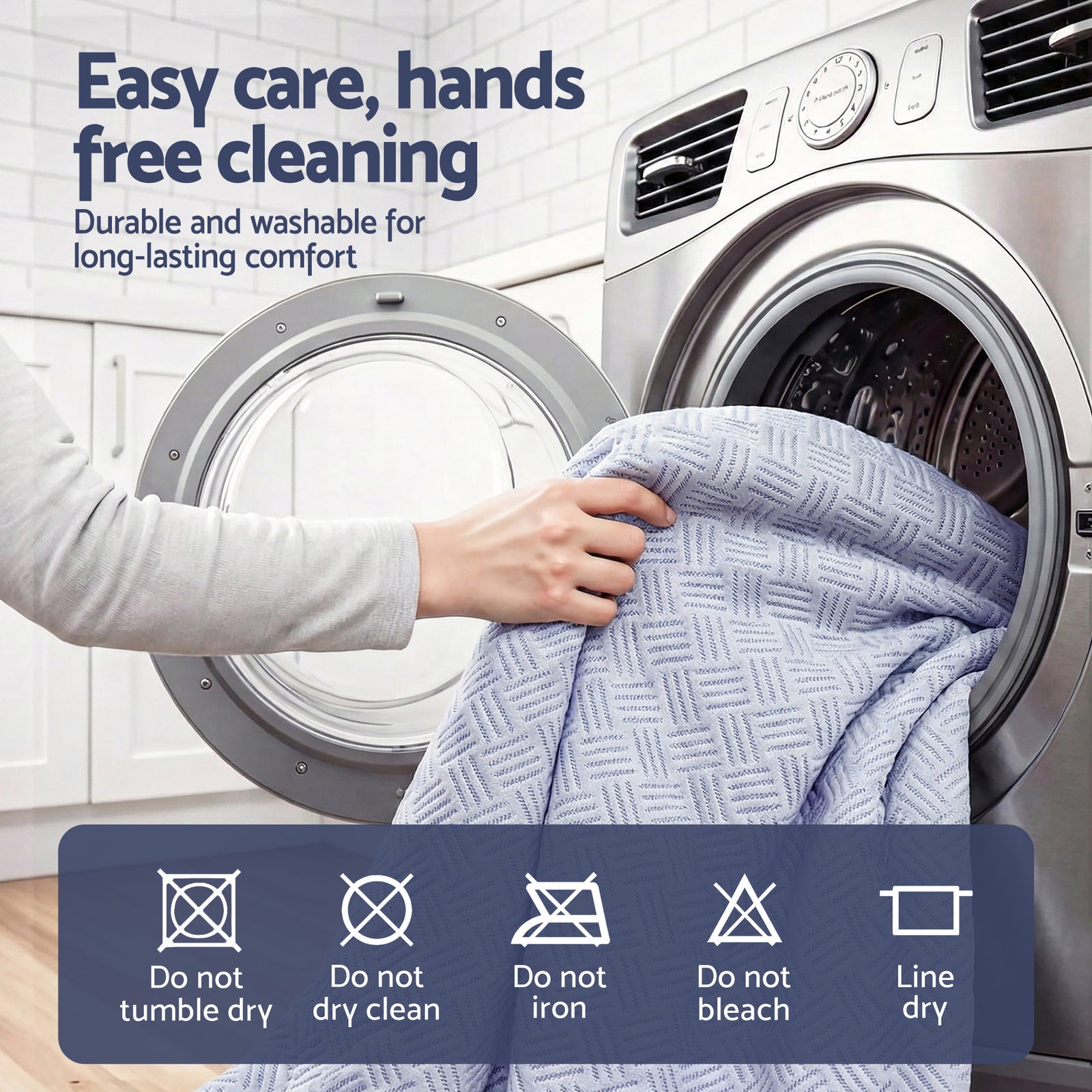 Giselle Cooling Mattress Protector Waterproof Deep Pocket Fitted Cover Single