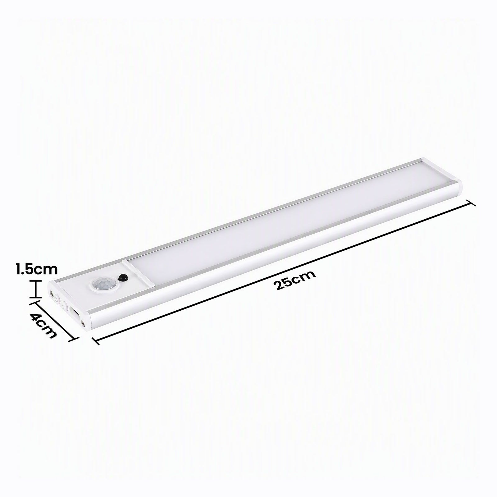 Artiss 4-Pack 25cm Motion Sensor Under Cabinet Lights, LED Closet Light with 5 Colors Dimmable