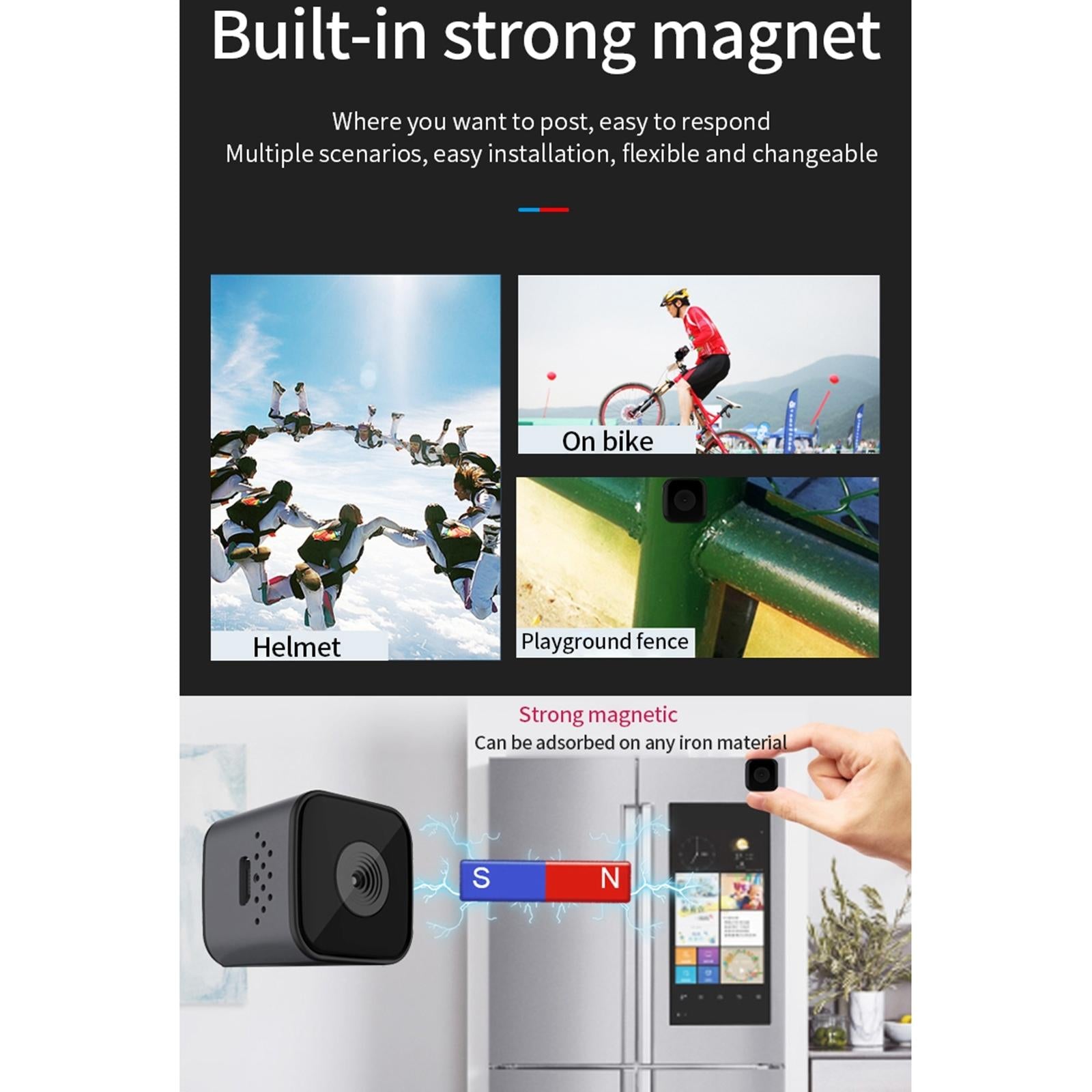 Waterproof Mini Smart Camera With Night Vision - 1080P-1915197766653579268
