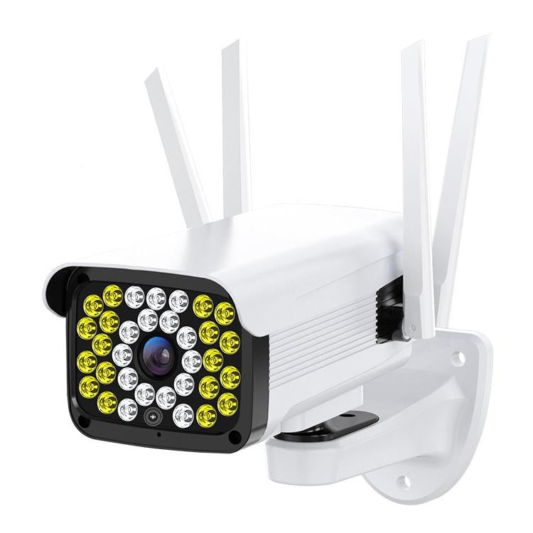 Hd Outdoor Surveillance Camera With Voice Intercom Night Vision Human Detection Tf Card Wifi Ptz Rotation-1915196618102149120