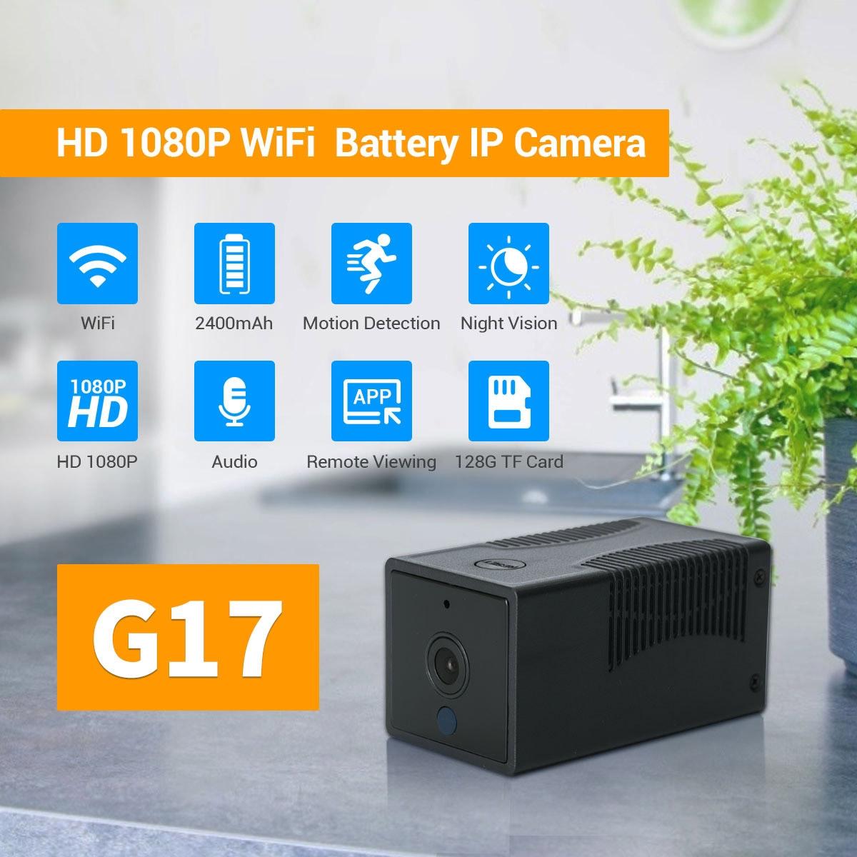 Smart Wifi Ip Camera With 1080P Hd Night Vision Two-Way Audio Motion Detection And Tf Card Support-1964932155834503172