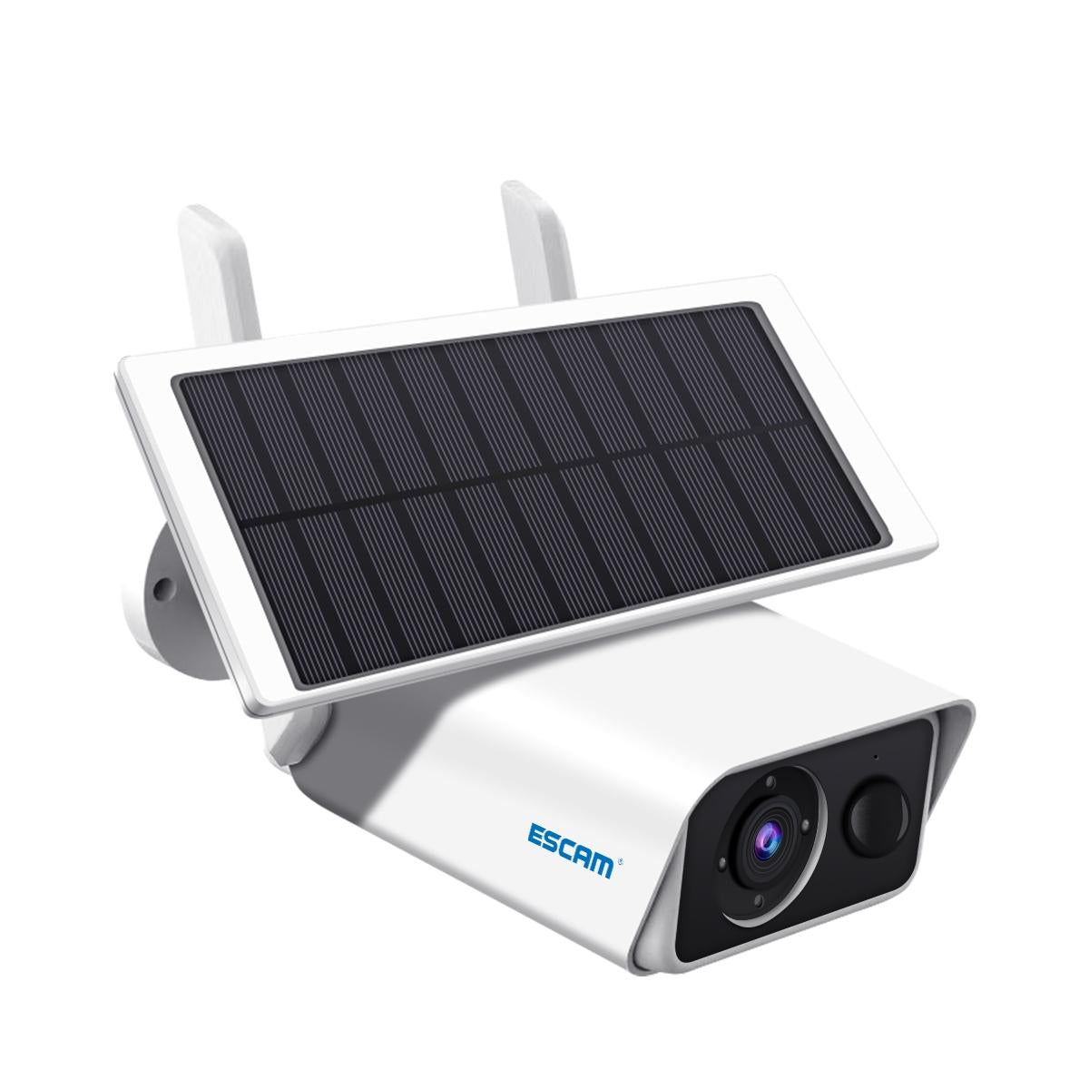 Wireless Solar Ip Camera - 3Mp H.265 No Battery White-1964932159215112200