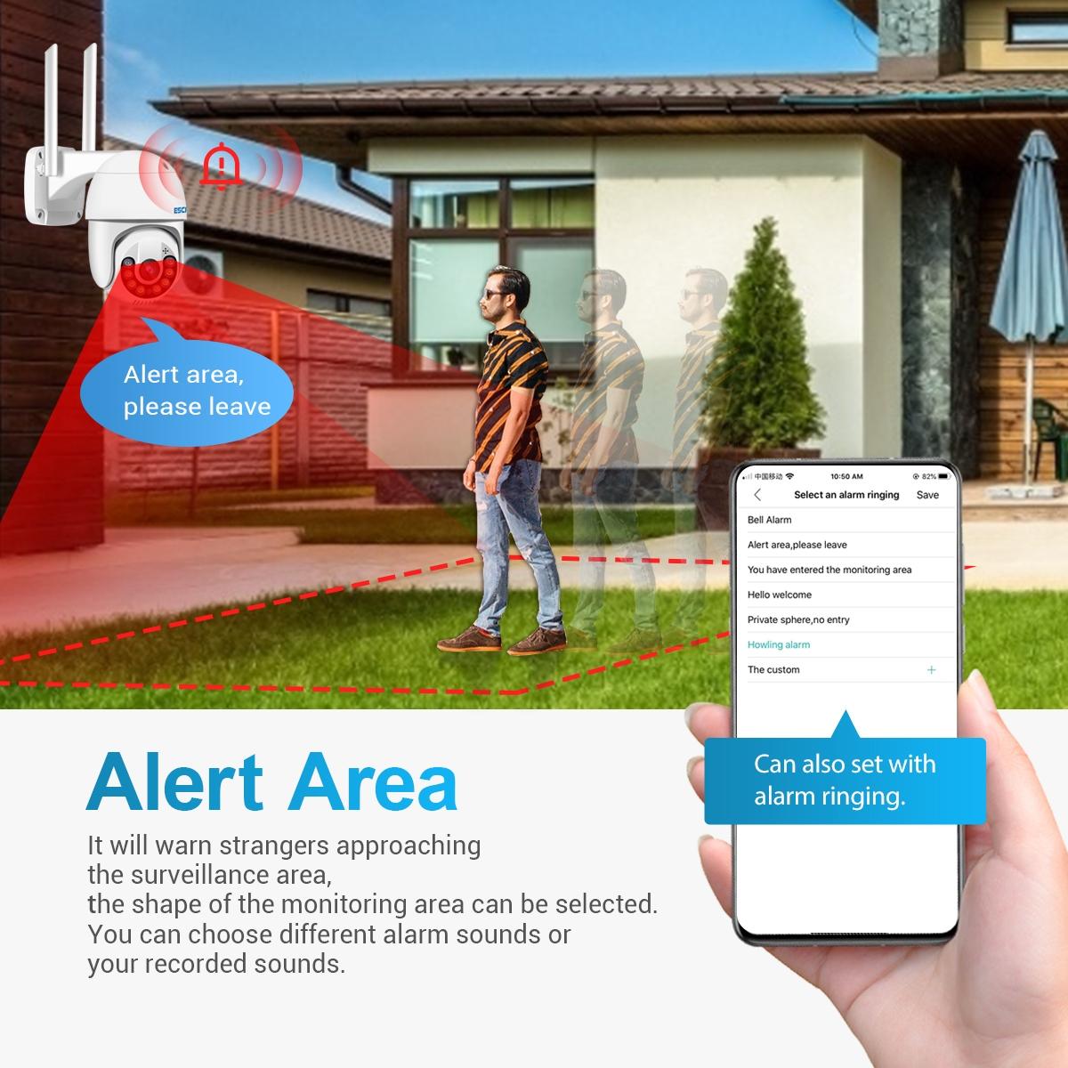 8Mp Ai Humanoid Detection Auto Tracking Waterproof Wifi Ip Camera - White-1964932160095916035