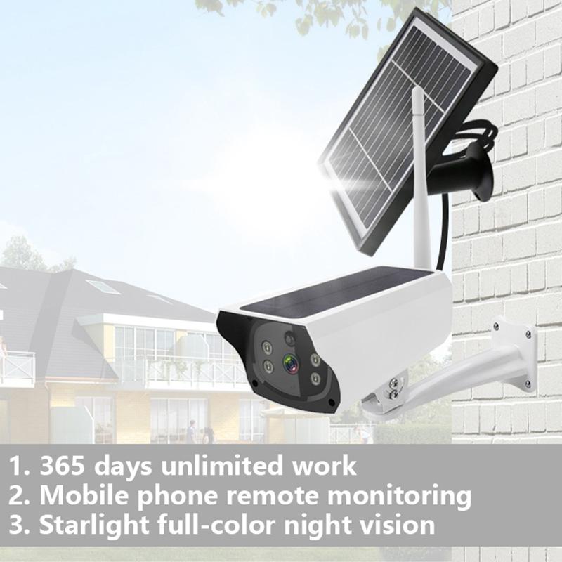 1080P Solar Power Security Camera With Motion Detection & Waterproof Design-1915196622212567041