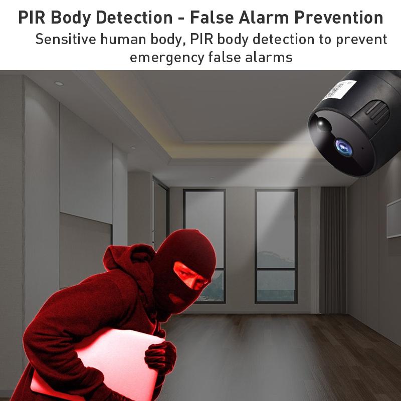 Smart Wifi Camera With Night Vision And Two-Way Audio - Black-1964932172985012227