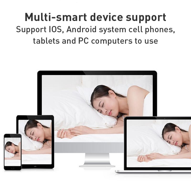 Smart Wifi Camera With Night Vision And Two-Way Audio - Black-1964932172985012232