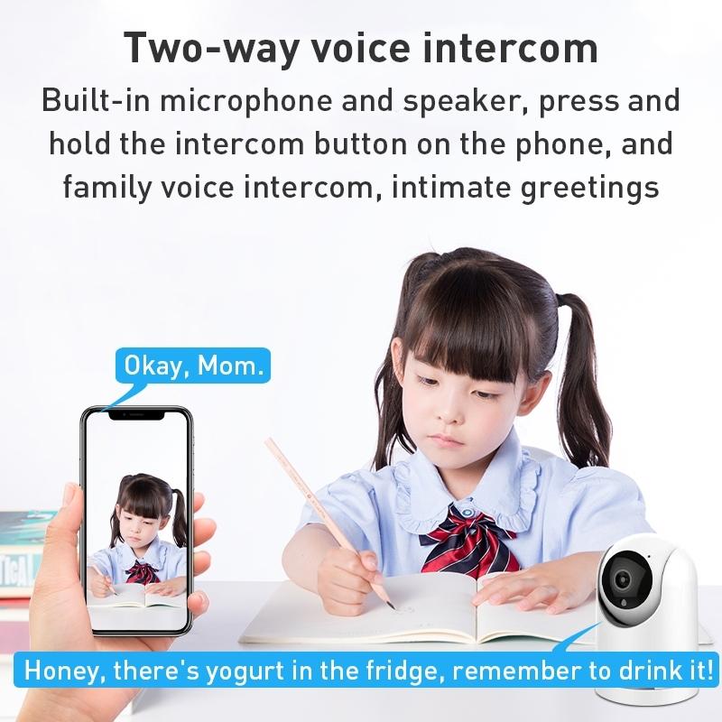 Smart Wifi Pan-Tilt Camera With 1080P Resolution Tf Card Support Two-Way Audio Motion Detection And Night Vision-1964932158288171010