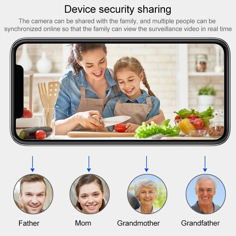 1080P Hd Wifi Ip Camera With Night Vision Motion Detection Two-Way Intercom & Tf Card Support-1915196612221734918