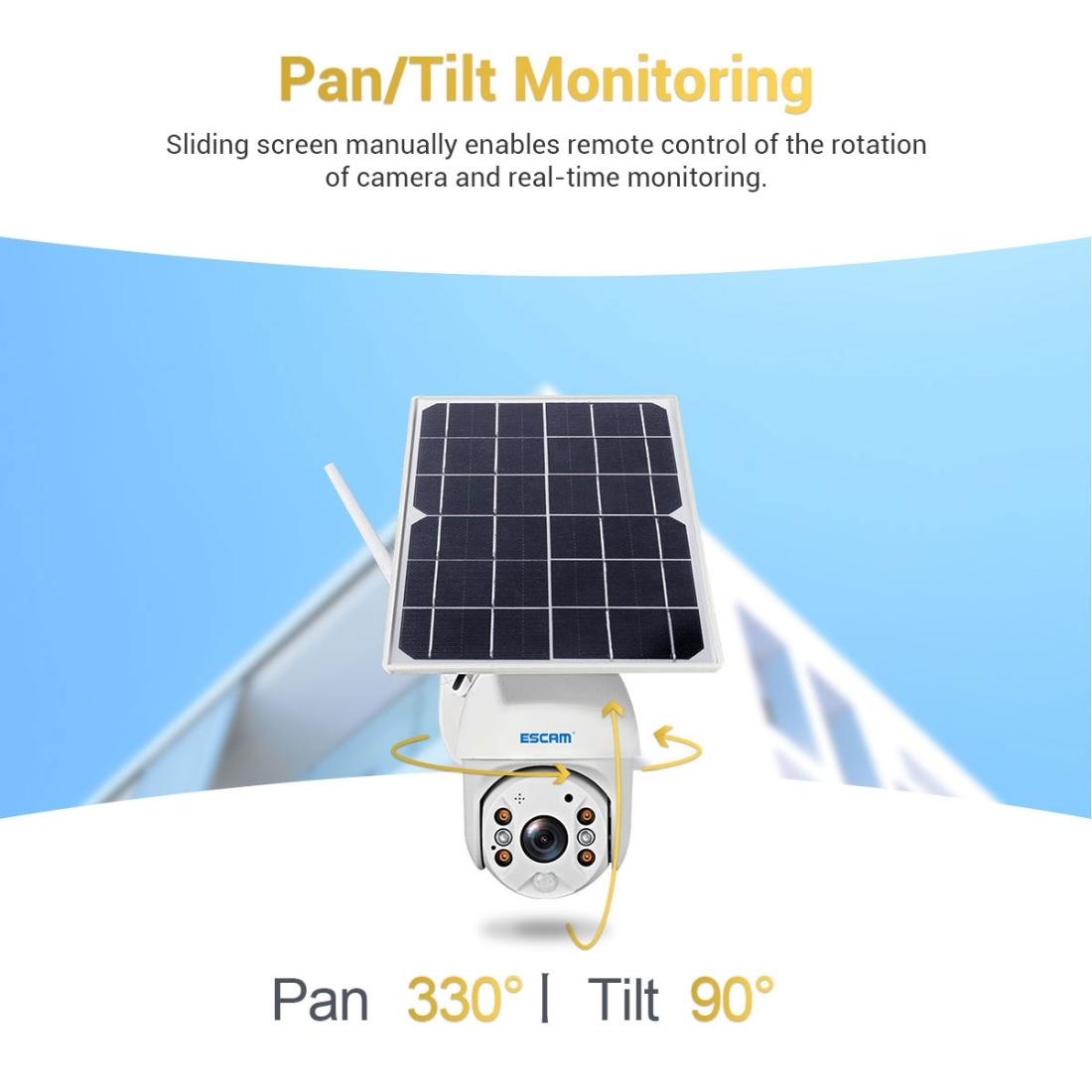 Waterproof Solar Wifi Camera With Night Vision And Two-Way Audio-1964932159034757122