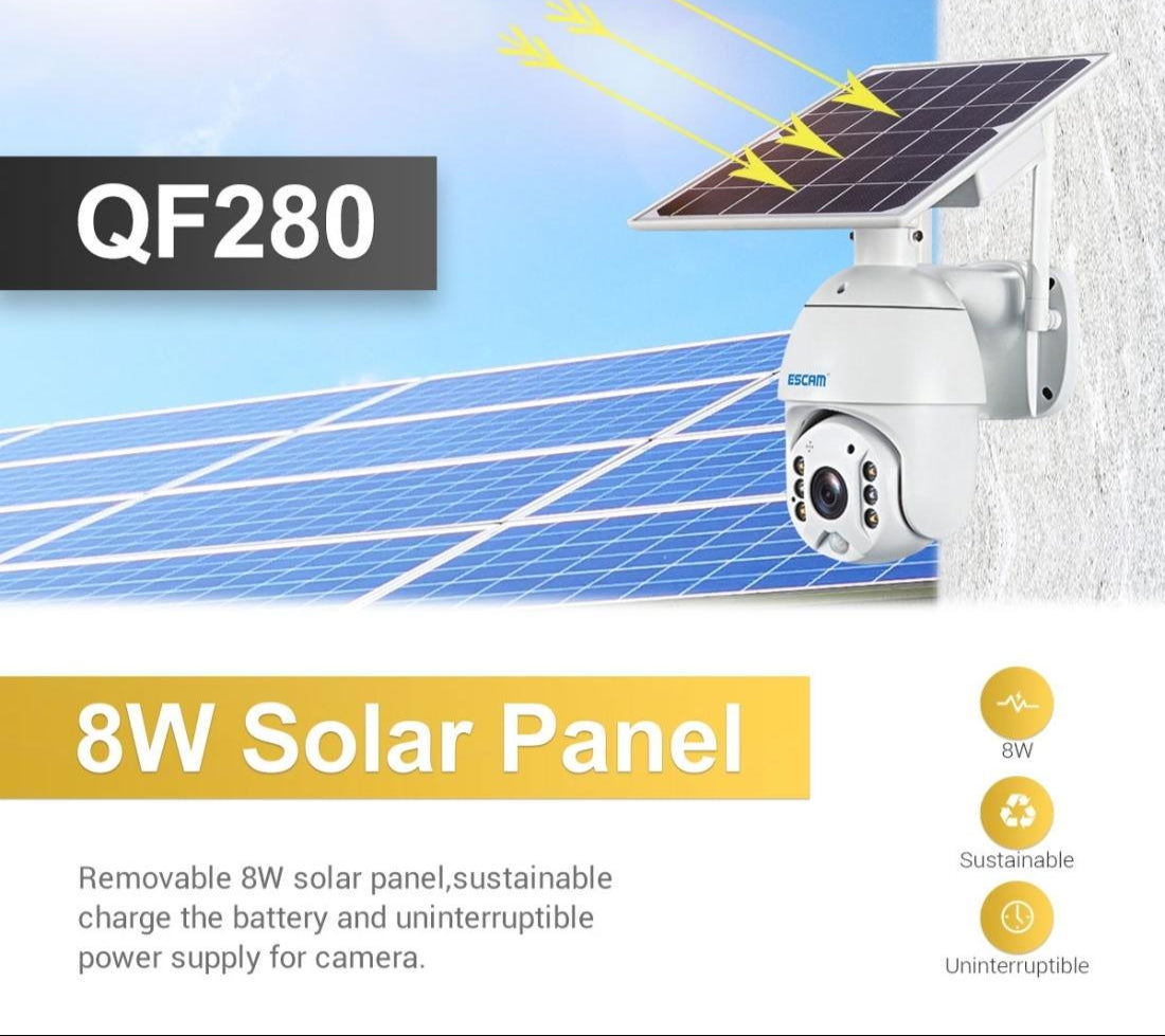 Waterproof Solar Wifi Camera With Night Vision And Two-Way Audio-1964932159034757123