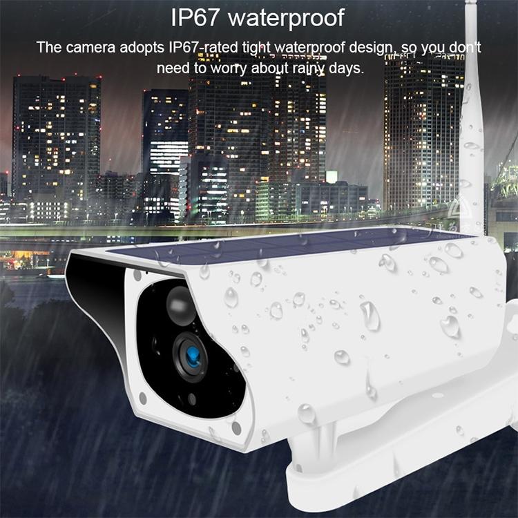 2Mp Solar Wifi Camera - Waterproof Night Vision Motion Detection Voice Intercom-1915197919082975235