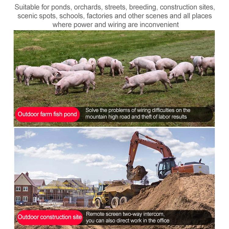 2Mp Solar Wifi Camera - Waterproof Night Vision Motion Detection Voice Intercom-1915197919082975238