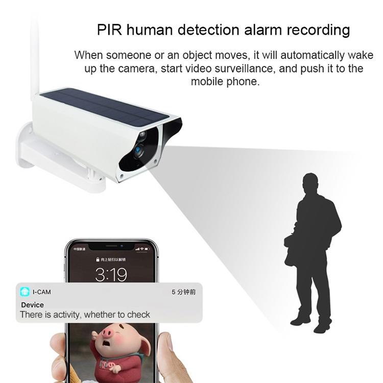 2Mp Solar Wifi Camera - Waterproof Night Vision Motion Detection Voice Intercom-1915197919082975240