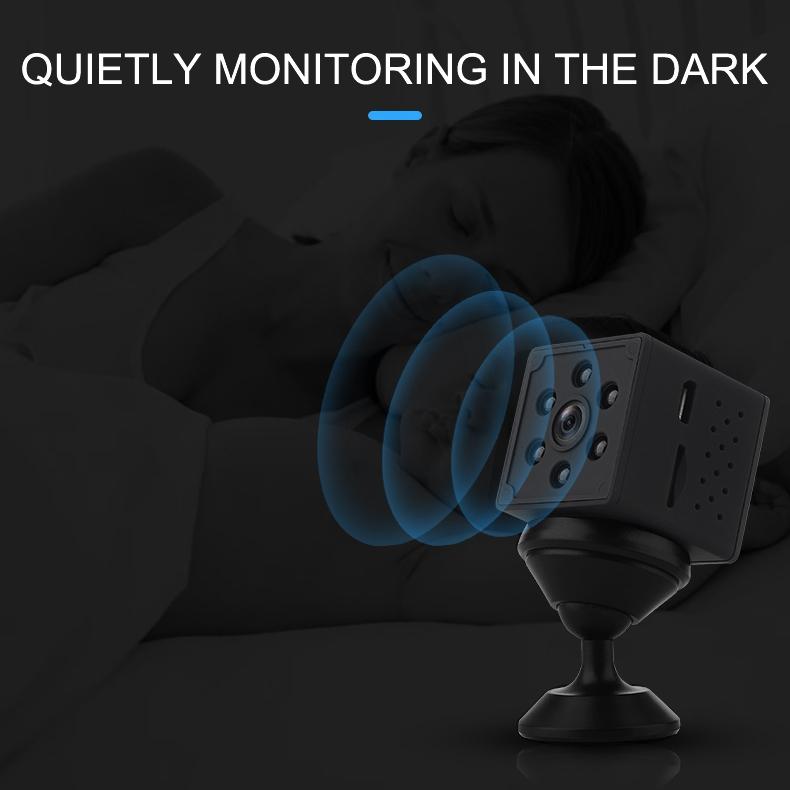 Smart Home Wifi Camera With 1080P Hd Motion Detection Night Vision & Tf Card Support-1964932225157959684