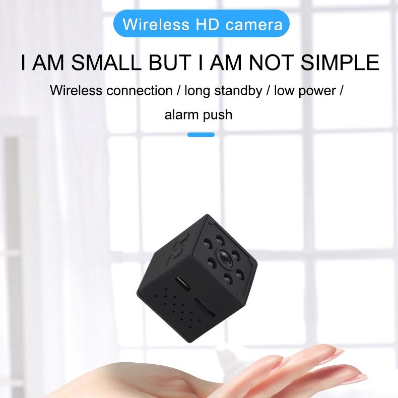 Smart Home Wifi Camera With 1080P Hd Motion Detection Night Vision & Tf Card Support-1964932225157959685