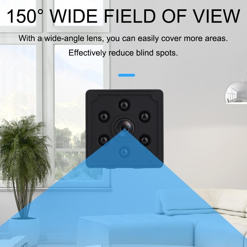 Smart Home Wifi Camera With 1080P Hd Motion Detection Night Vision & Tf Card Support-1964932225157959686