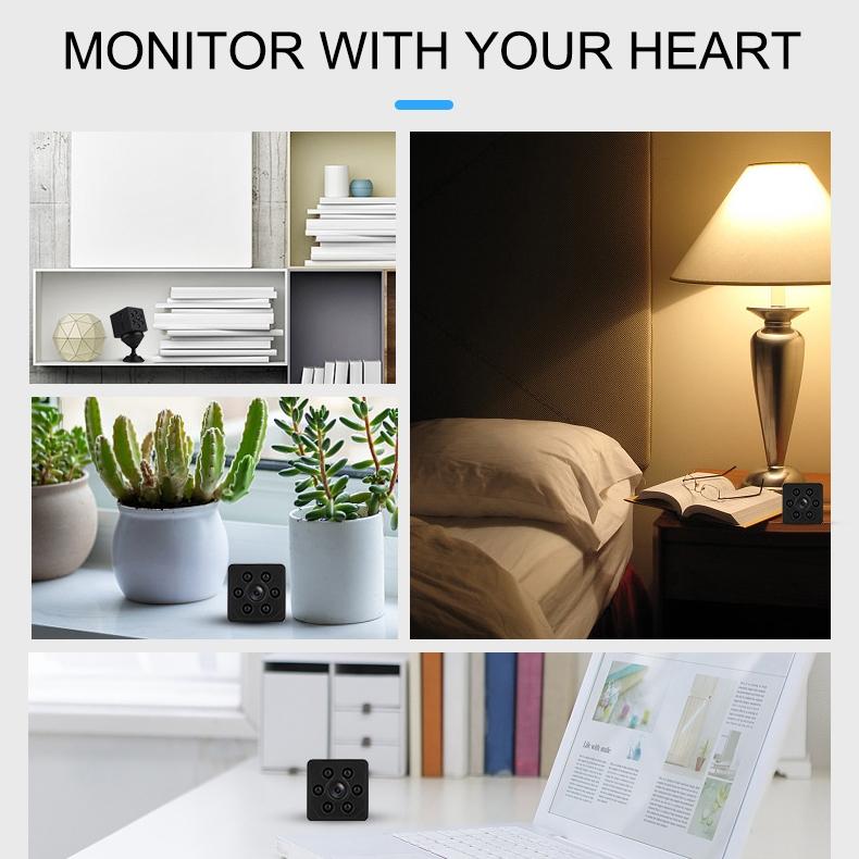 Smart Home Wifi Camera With 1080P Hd Motion Detection Night Vision & Tf Card Support-1964932225157959687