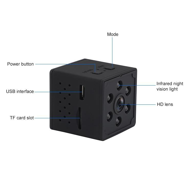 Smart Home Wifi Camera With 1080P Hd Motion Detection Night Vision & Tf Card Support-1964932225157959689
