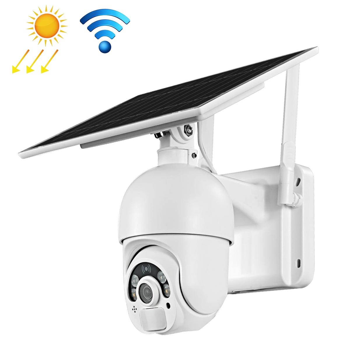 Solar-Powered Wifi Camera With 1080P Hd Pir Alarm Night Vision And Two-Way Audio-1964932321308184578