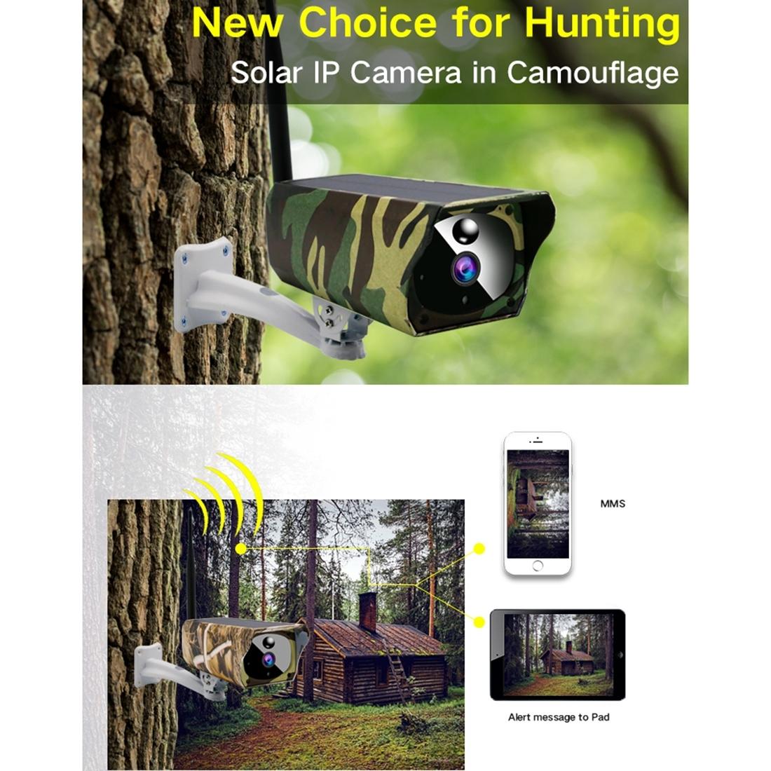 Wireless Solar Ip Camera With 1080P Hd Pir Motion Detection Night Vision And 64Gb Tf Card Support-1915197100367417347