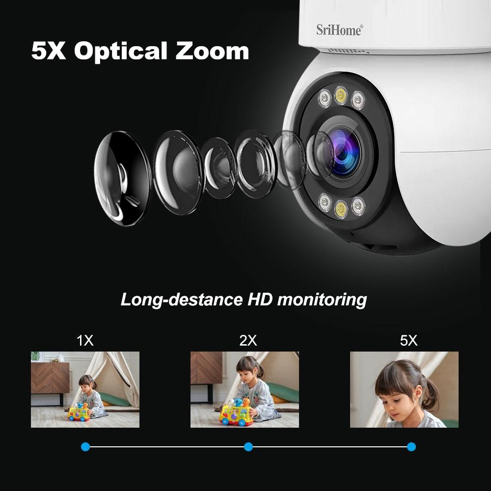 Wireless Home Security Camera System - 4.0Mp Fhd Low Power Consumption-1964932157428338691