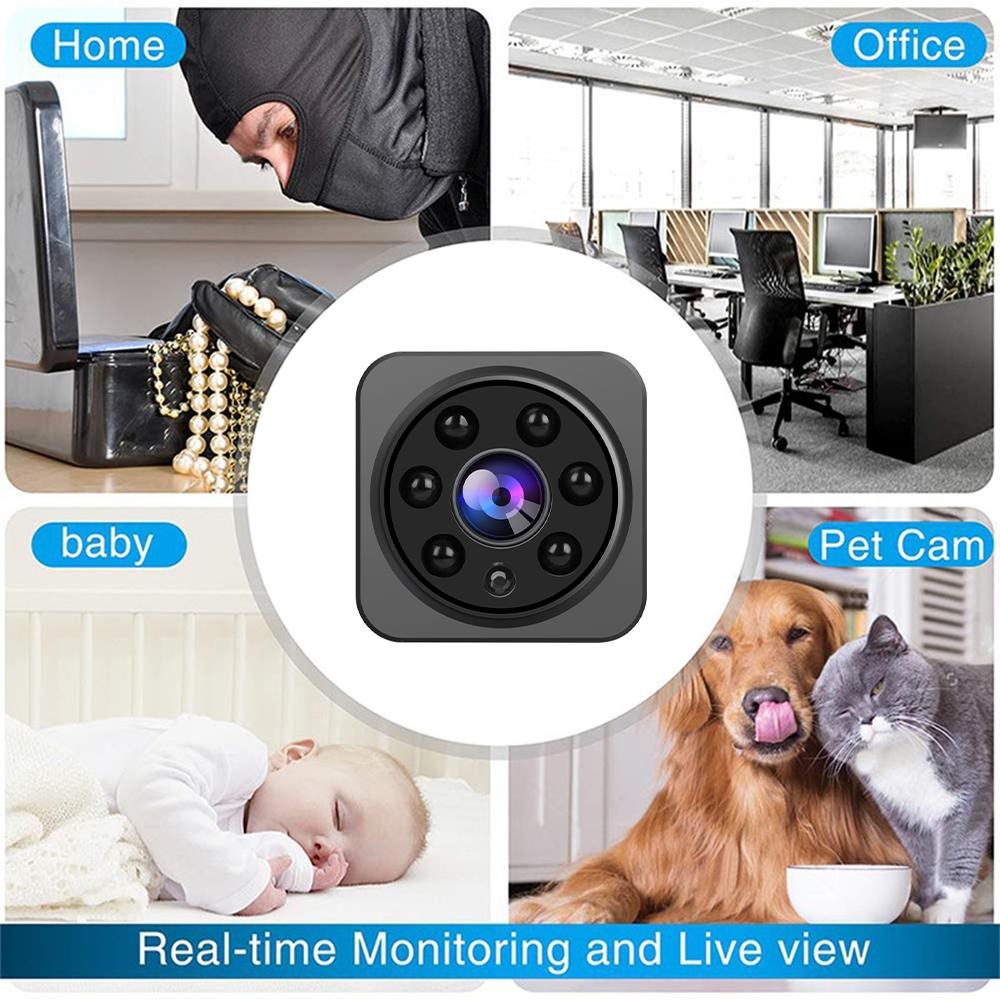Wireless 1080P Smart Camera With Two-Way Voice Intercom - Black-1964932175077969928