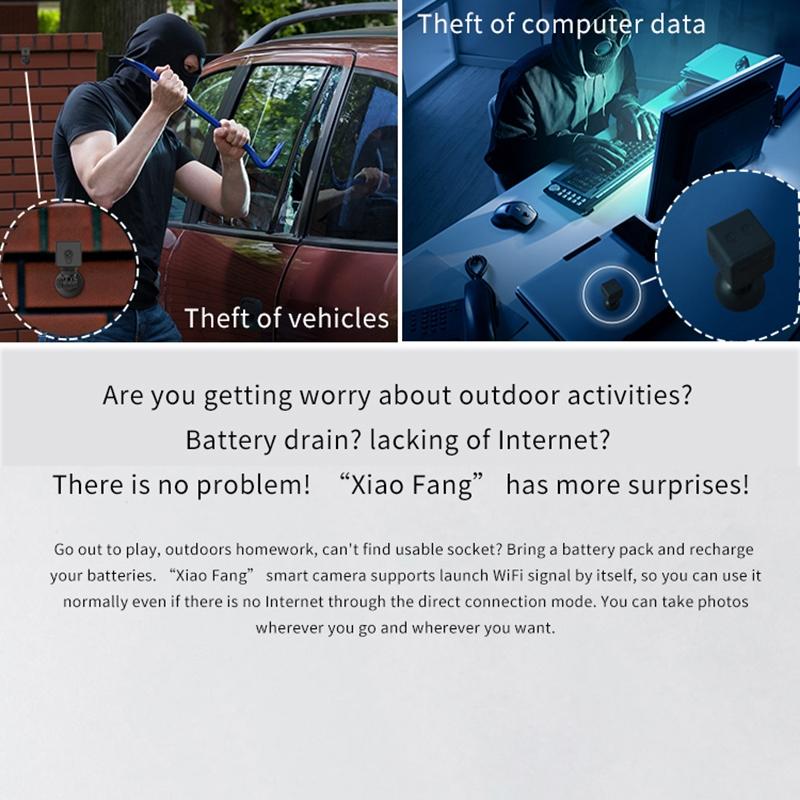 1080P Wifi Action Camera With Wide-Angle Recording - Black-1915196512548294660