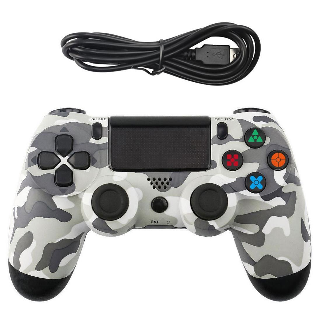 Snowflake Camo Wired Gamepad For Ps4 - Button Controller-1915197400411148288