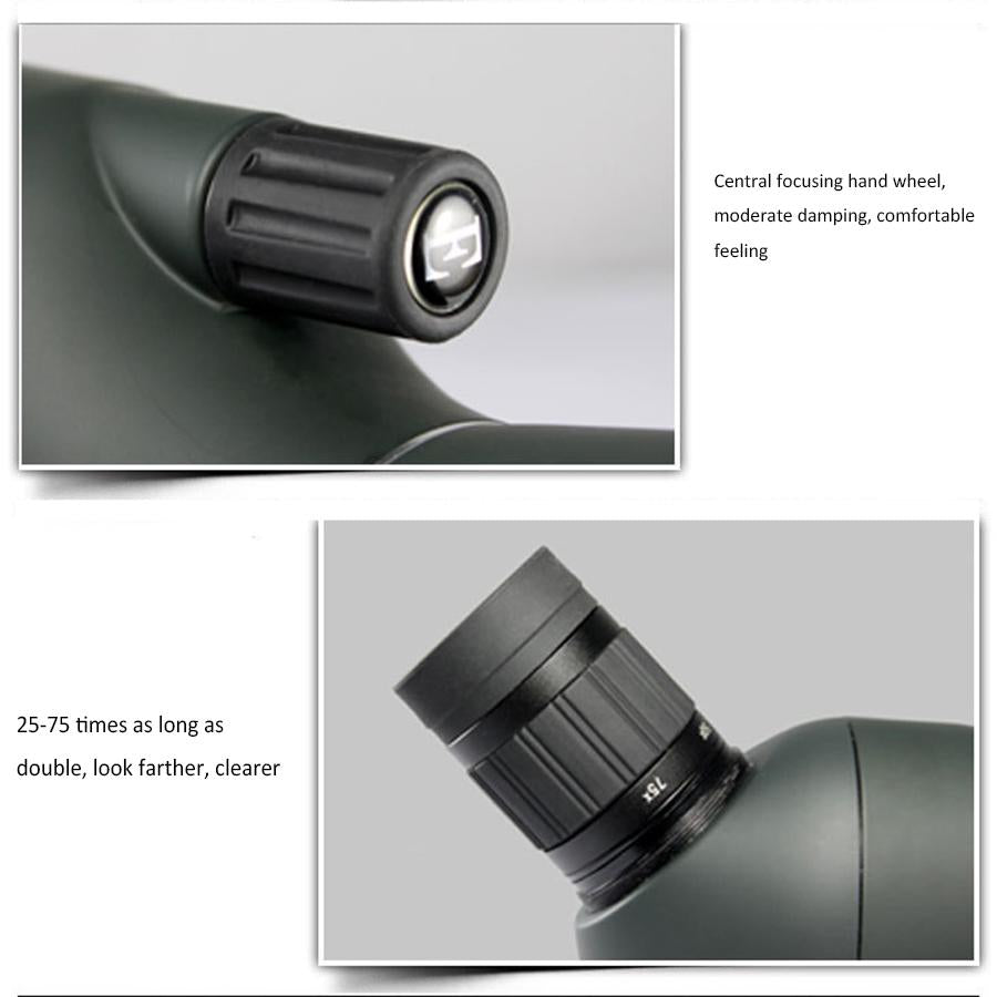 High Definition 25-75X70 Zoom Monocular Telescope For Outdoor Use-1915197509102342151