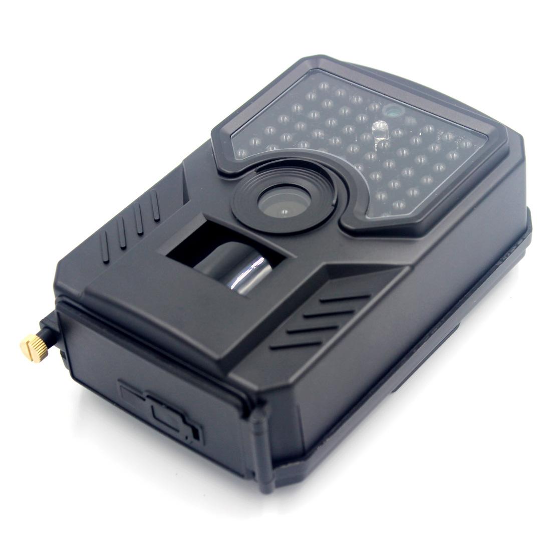 12Mp 1080P Hd Infrared Hunting Trail Camera With 120 Degree Wide Angle Lens And Ip56 Waterproof Design - Supports Tf Card Pir Distance 10-15M - Black-1915196797563834372