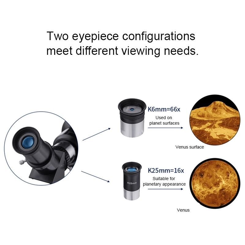 High Definition High Times Astronomical Telescope With Tripod - Blue 16X / 66X70-1915196567132966917