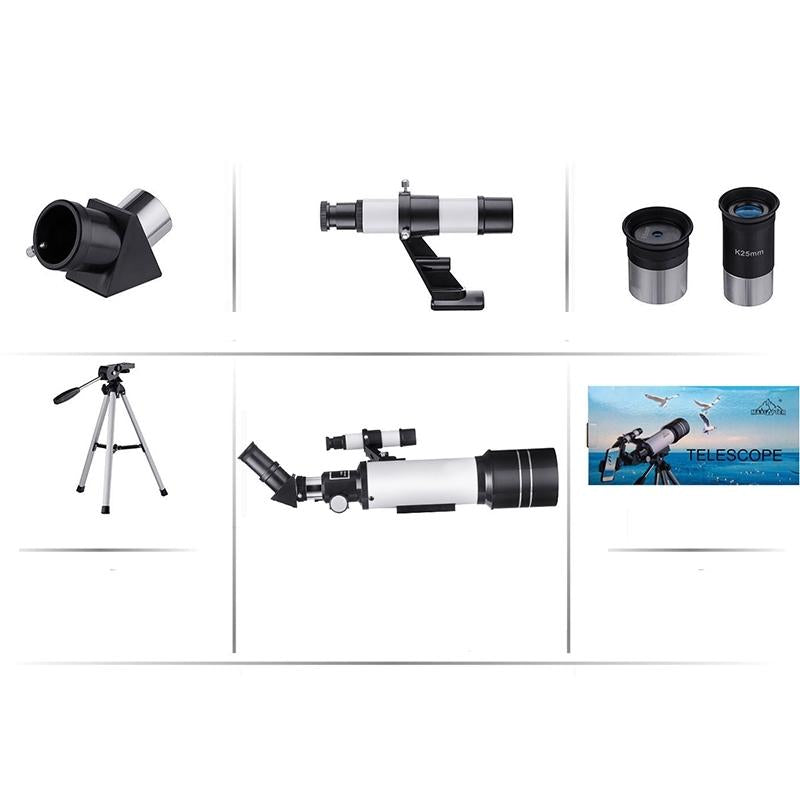 High Definition High Times Astronomical Telescope With Tripod - 16X / 66X70-1915197940213878786