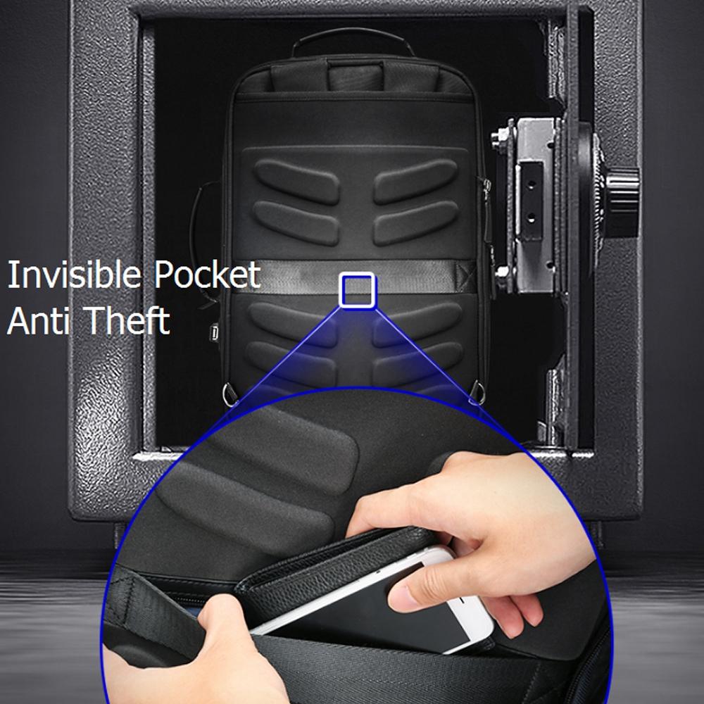 Large Capacity Business Laptop Backpack With Usb - Breathable Black 29X16X44Cm-1915196512254693382