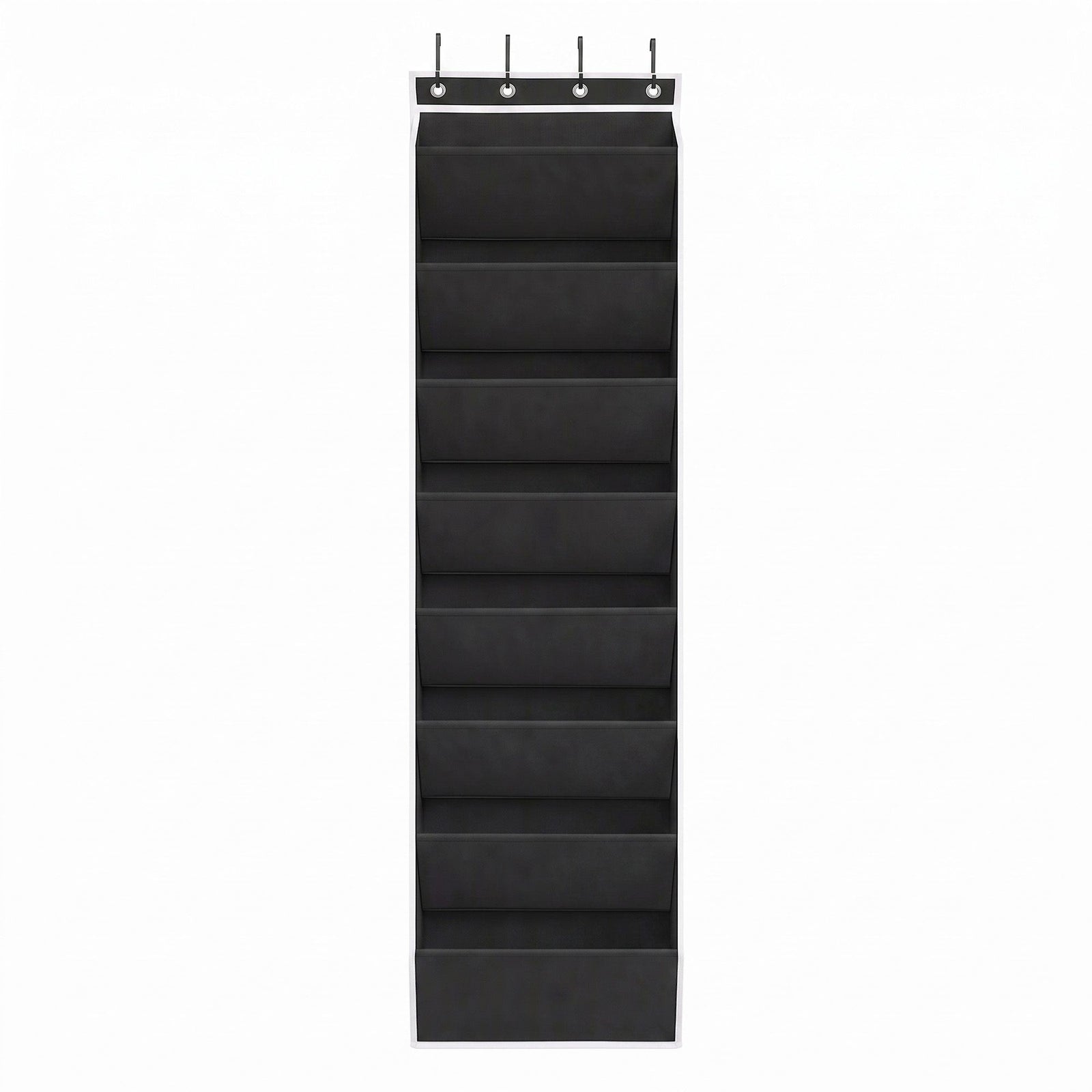 Artiss Over Door Shoe Organiser Storage 8-Tier Pantry Hanger Rack Fabric Black