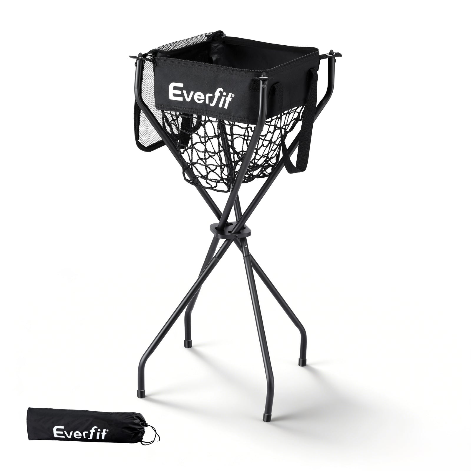 Everfit Portable Ball Cart Foldable Pickleball Tennis Baseball Softball