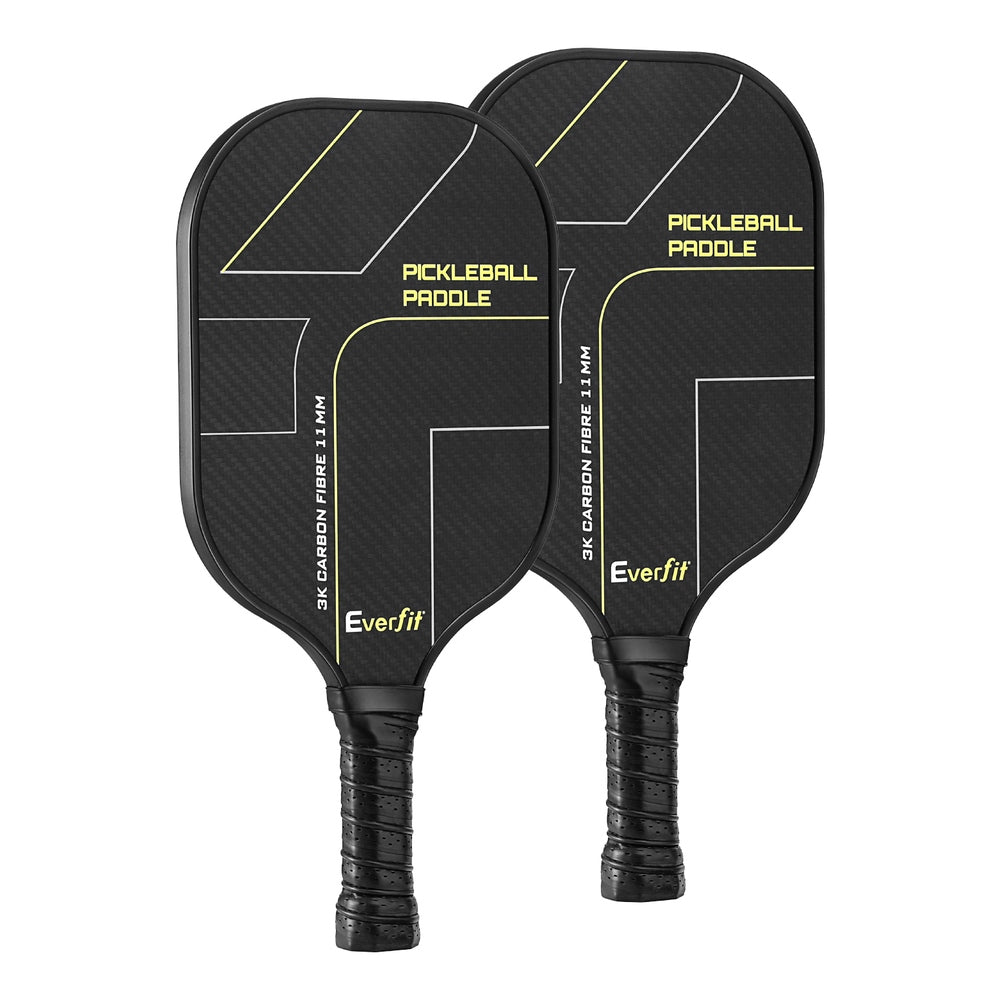 Everfit 2PCS Pickleball Paddles Set Outdoor Pickle Balls Rackets with Cover Bag Training