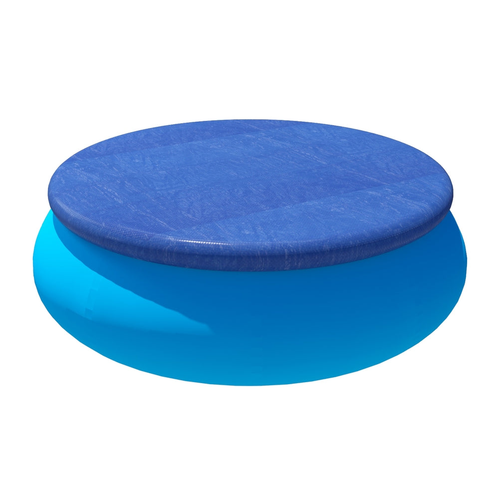 Aqua Buddy Pool Cover Fit 2.44m Round Above-ground Ring Swimming Pool Blanket Blue