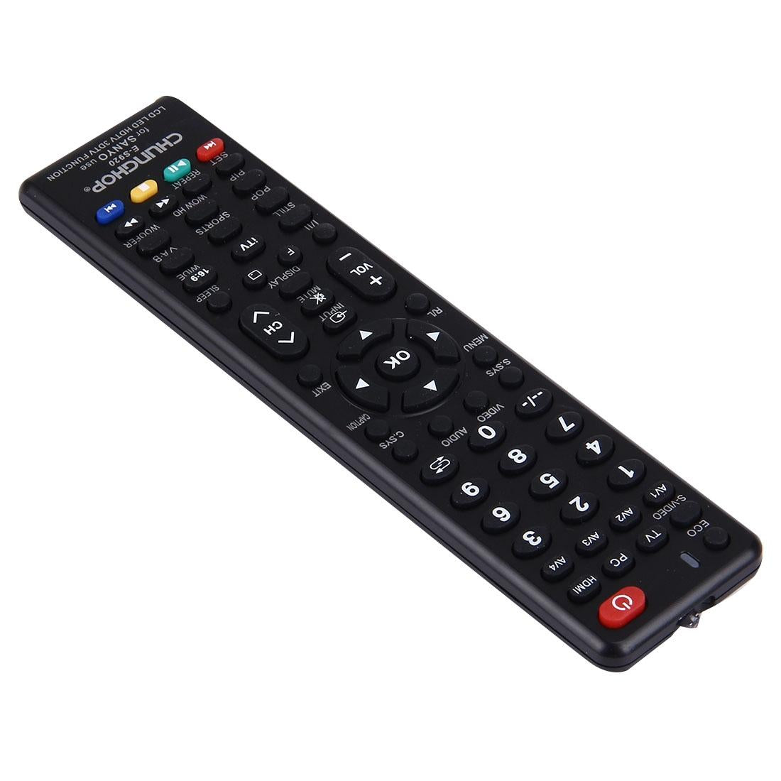 Universal Remote For Sanyo Led / Lcd / 3Dtv - Chunghop E S920-1915197162489253891