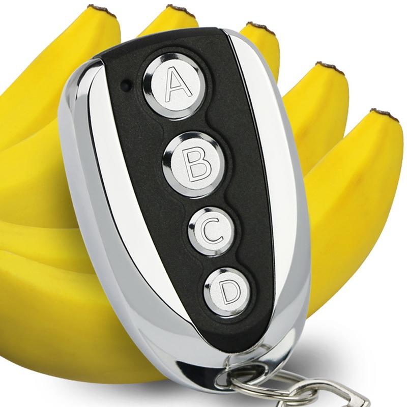 Universal 433Mhz Wireless Copy Remote Control For Garage Doors - 4 Key Mini Controller-1915197754750144516