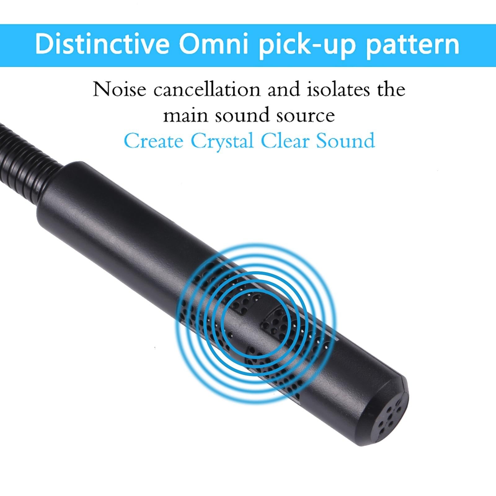 Usb Computer Microphone - Plug And Play - Black-1915196753523642371