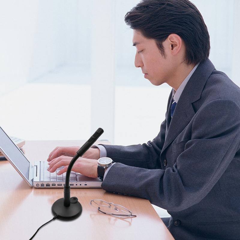 Usb Computer Microphone - Plug And Play - Black-1915196753523642375