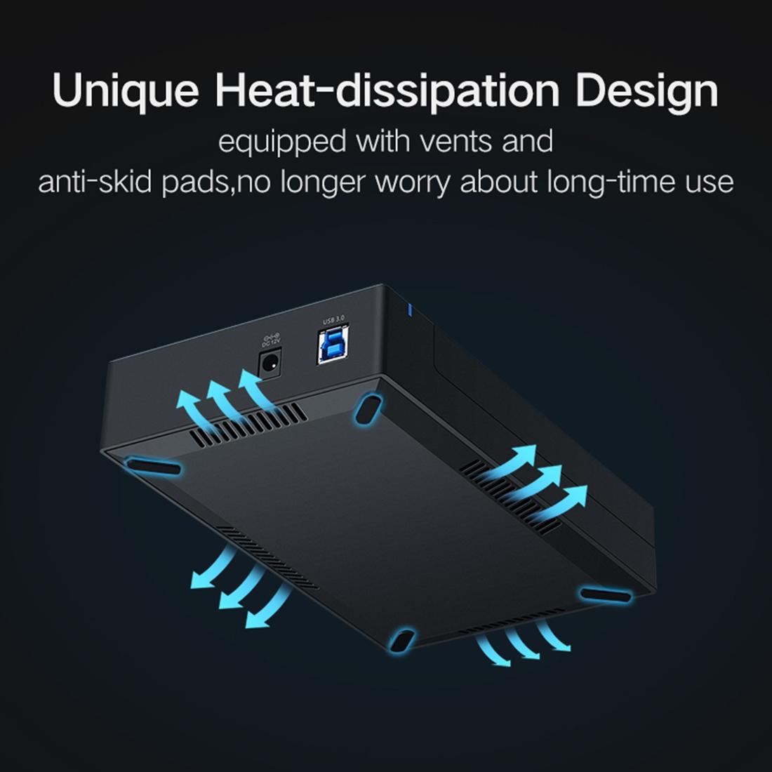 Usb 3.0 Sata Ssd Adapter For 2.5 / 3.5 Hdd Enclosure-1915198003539480580