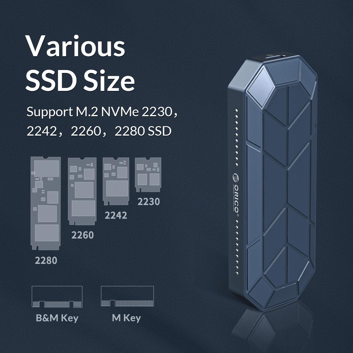 Rgb M.2 Nvme Ssd Enclosure - Compact Design-1915198323296440327