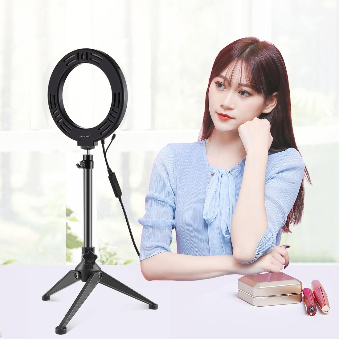 6.2 Rgbw Led Ring Light With Tripod And Remote Control-1915196772515450883